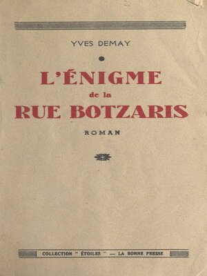 cover image of L'énigme de la rue Botzaris
